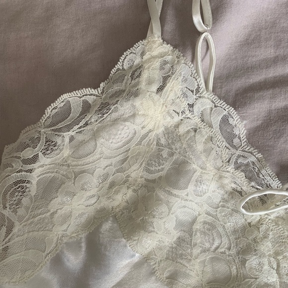 Vintage Victoria Secret Gold Label 80s 90s Satin Cami Set Size Medium - Picture 4 of 16